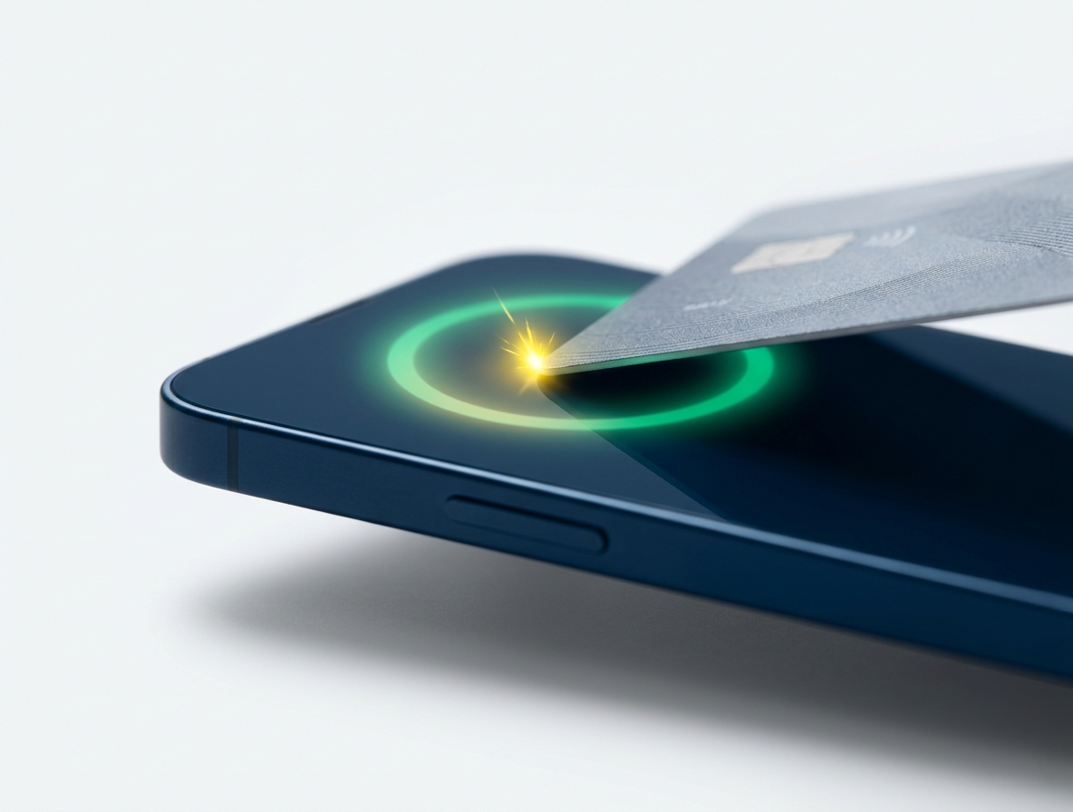 Contactless payment on a phone